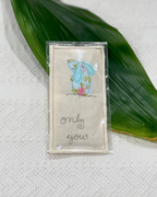 Pouch Aromas de Lavanda com bordado Only you
