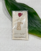 Pouch Aromas de Lavanda com bordado Com todo meu carinho
