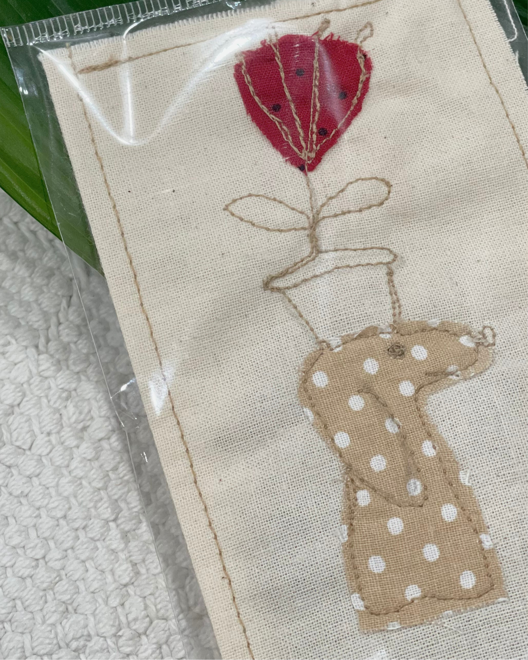 Pouch Aromas de Lavanda com bordado Com todo meu carinho