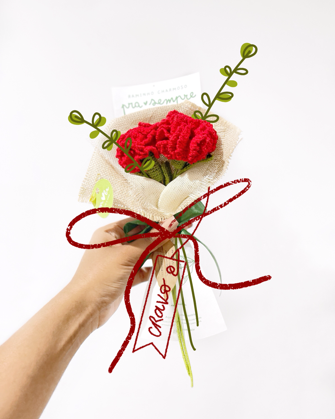 Para uma presença marcante, um Cravo