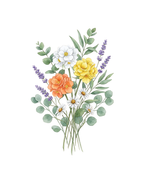 Buquê Te dei flor porque terapia tá cara